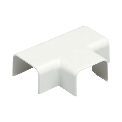 Imagen de Conexión en "T", para uso con canaleta LD3, material ABS, Color Blanco Mate