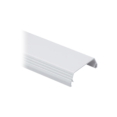 Imagen de Cubierta (Tapa) tipo bisagra para canaleta T-45, de PVC rígido, 60.3 x 19.1 x 2438.4 mm, Color Blanco Mate