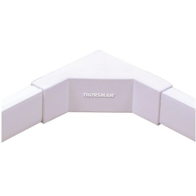 Imagen de Esquinero interior blanco de PVC auto extinguible, para canaletas TMK1020, TMK1020SD, TMK1020CD (5120-02001)