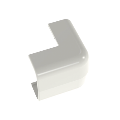 Imagen de Esquinero exterior, para uso con canaleta LD5, material ABS, Color Blanco Mate