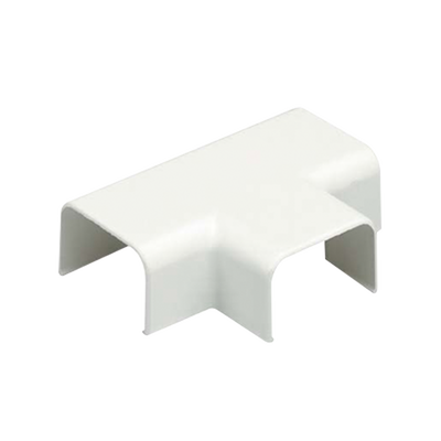 Imagen de Accesorio en "T", para uso con canaleta LD10, material ABS, Color Blanco Mate