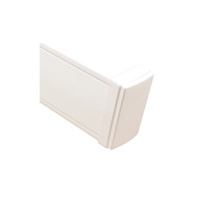 Imagen de Tapa final en color blanco de PVC auto extinguible,  para canaleta TEK100 (5591-02001)