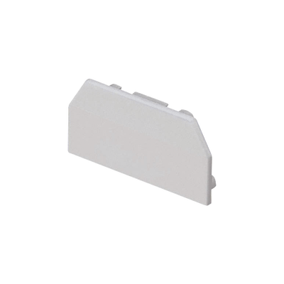 Imagen de Tapa Final, para uso con canaleta T45, Material PVC Rígido, Color Blanco Mate