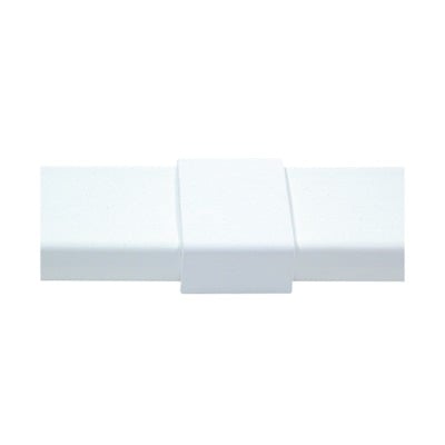 Imagen de Pieza de unión color blanco de PVC auto extinguible, para canaleta PT48 (6180-01002)