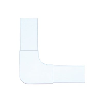 Imagen de Sección en "L" color blanco de PVC auto extinguible,  para canaleta PT48 (6130-01002)