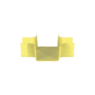 Imagen de Accesorio de 4 Vías Horizontal, Con Ángulos a 90º, Para Canaletas FiberRunner™ 6X4, Color Amarillo