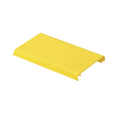 Imagen de Tapa Con Bisagra a Presión Para Canaleta FiberRunner™ FR4X4YL2, de PVC Rígido, Color Amarillo, 2 m de Largo