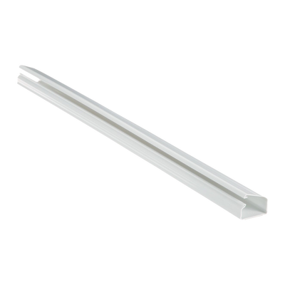 Imagen de Canaleta LD10 de PVC rígido, con cinta adhesiva para instalación sin herramientas, de 38.4 x 24 x 1828.8 mm, Color Blanco