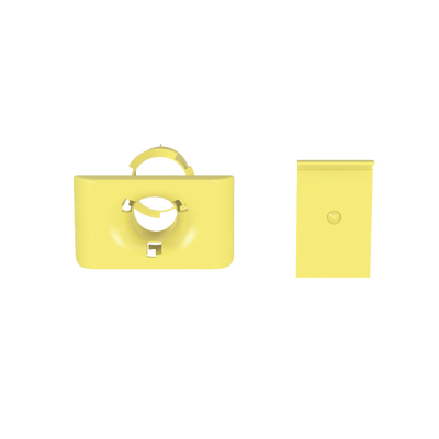 Imagen de Accesorio de Salida a Tubo De 1.5 in (38 mm), Para Canaletas FiberRunner 4X4, 6X4, o 12X4, Color Amarillo