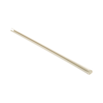 Imagen de Canaleta LD3 de PVC rígido, con cinta adhesiva para instalación sin herramientas, 19.6 x 11.2 x 1828.8 mm, Color Blanco Mate