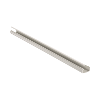 Imagen de Canaleta LD10 de PVC rígido, con cinta adhesiva para instalación sin herramientas, de 38.4 x 24 x 1828.8 mm, Color Blanco Mate