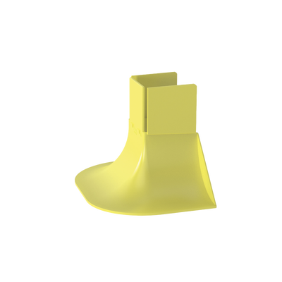Imagen de Accesorio Para Control de Radio de Curvatura, Para Bajadas de Cable con Canaletas FiberRunner 2x2, Color Amarillo