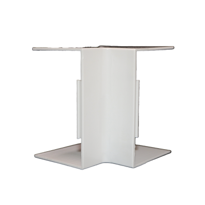Imagen de Esquinero Interior Color Blanco de PVC Auto Axtinguible, Para Canaleta TMK-4577 (5520-02001)