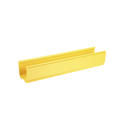 Imagen de Canaleta FiberRunner™ 4X4, de PVC Rígido, Color Amarillo, 1.8 m de Largo