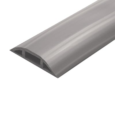 Imagen de Canaleta flexible gris de PVC auto extinguible,  (Rollo de 25mts.) (9300-05030)