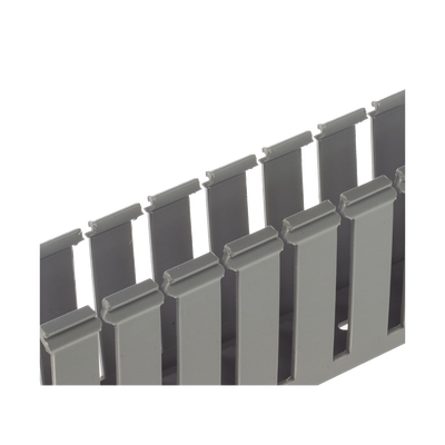 Imagen de Canaleta Ranurada 3X3IN 6FT COLOR GRIS