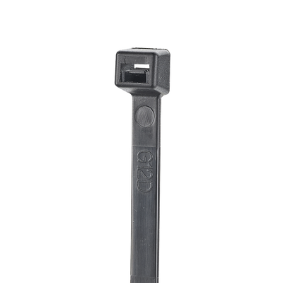 Imagen de Cincho de Nylon 6.6 StrongHold™, 160mm largo x 2.5mm ancho, Color Negro, Exterior Resistente a Rayos UV, Paquete de 100pz