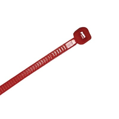 Imagen de Cincho de nylon color rojo 4.8 x 300mm (100pzs) (4200-04003)