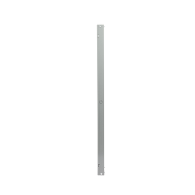 Imagen de Ducto cuadrado embisagrado 6.5 x 6.5 cm, fabricado en lámina de acero al carbón, hasta 67 cables Cat6,  incluye cople con tornillería y 1 knock out por lado