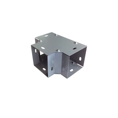 Imagen de Derivación "T" horizontal 100 x 100 mm (3.94 x 3.94 pulg.), fabricado en lámina de acero al carbón