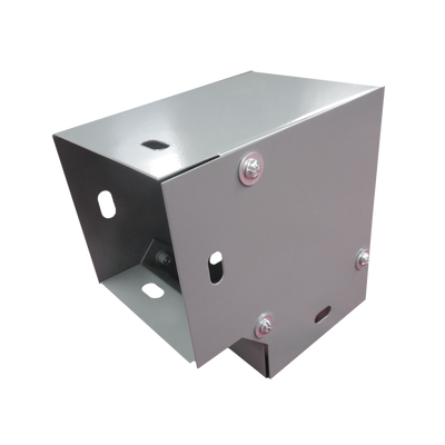 Imagen de Derivación codo horizontal de 90 grados 100 x 100 mm, fabricado en lámina de acero al carbón