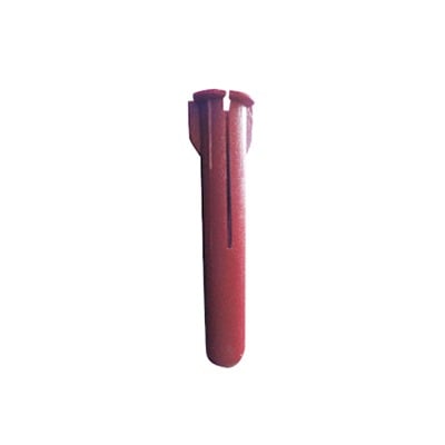 Imagen de Taquete de 1/4  plástico paquete de 100 piezas para fijar objetos con tornillo en muros y techos de concreto o superficies sólidas, compatible con tornillo TH10X de 10 x 1 1/2"  (1103-03100)