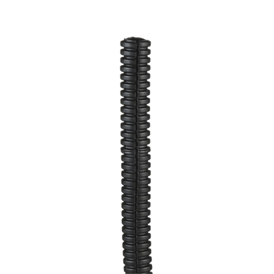 Imagen de Tubo Corrugado Abierto para Protección de Cables, .38in (9.7 mm) de Diámetro, 30.5 m de Largo, Color Negro