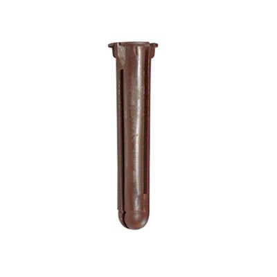 Imagen de Taquete cafe 5/16" para tornillo 10mm x 1 3/4" (100pzs) (1104-04100)