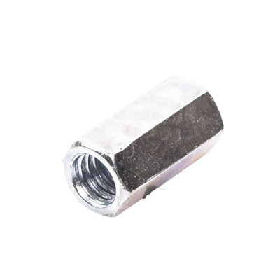 Imagen de Cople hexagonal roscado cuerda máquina galvanizado d 9.5 mm (3/8")
