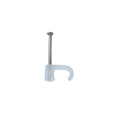 Imagen de Grapa para cable plano de 5mm color transparente (100pzs) (3209-00100)