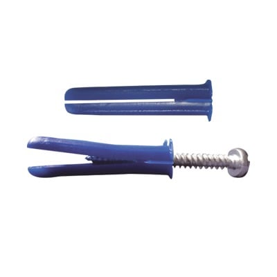 Imagen de Paquete de 6 taquetes azul 2" y 6 tornillos 12mm x 2" (1105-05002)