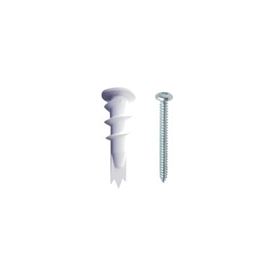 Imagen de Kit de 10 taquetes autoperforables y 10 tornillos 10mm x 1 1/2" (1301-05002)