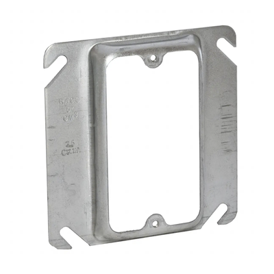Imagen de Sobretapa Cuadrada Galvanizada  de 4", realce de 1/2".