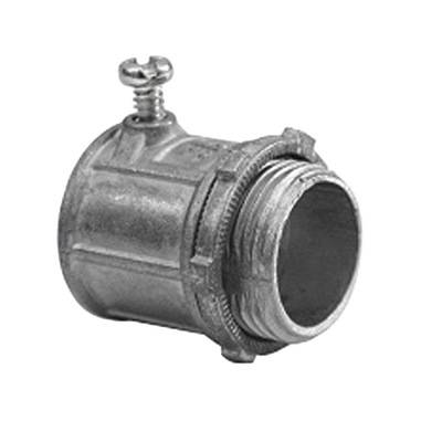 Imagen de Conector de 1/2" para Tubo Pared Delgada con Tornillos Opresores.