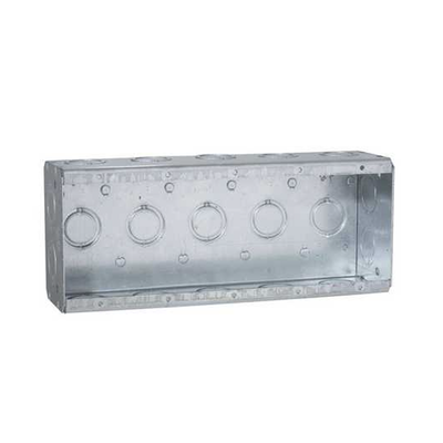 Imagen de Caja Multigang de 5 Gang / Profundidad 2 1/2" / 19 Entradas 1/2"-3/4".