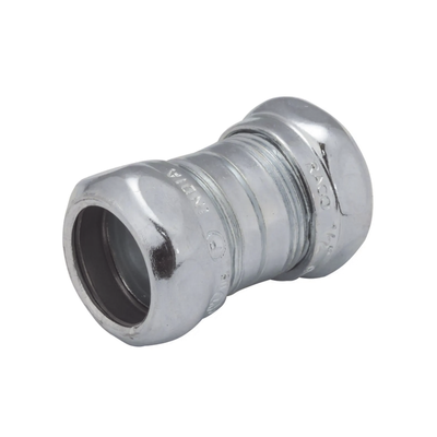 Imagen de Cople Compresión de Acero Galvanizado para Pared Delgada de 1/2".