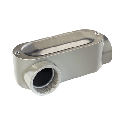Imagen de Caja oval roscada tipo OLR de 2" (50.8 mm) Incluye tapa y tornillos.