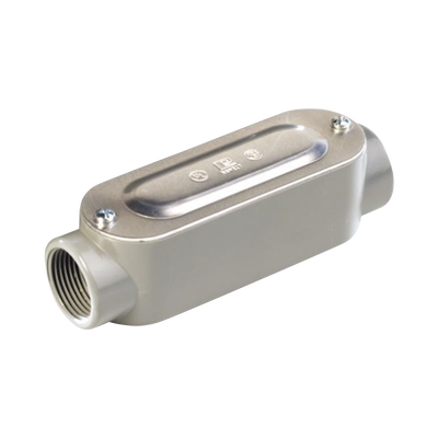 Imagen de Caja oval roscada tipo C de 1 1/4" (31.8 mm) Incluye tapa y tornillos.