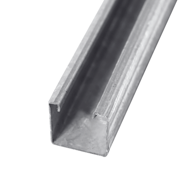 Imagen de Unicanal Sólido 4 X 4 cm X 3 m (Galvanizado en Caliente).