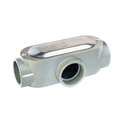 Imagen de Caja Condulet tipo T de 3/4" (19.05 mm)/ Incluye tapa y tornillos.