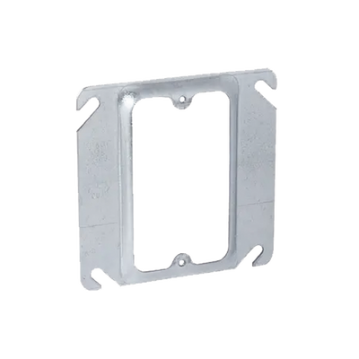 Imagen de Sobretapa Cuadrada de 4" de Acero Galvanizado con realce de 1/4".