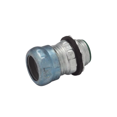 Imagen de Conector de Compresión Impermeable Aislado de Acero Galvanizado para Pared Delgada de 1 1/2" .