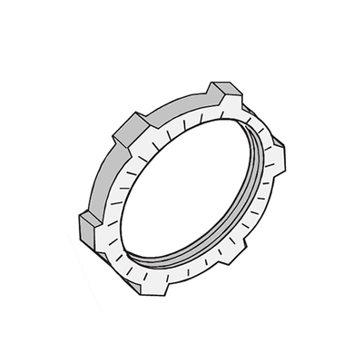 Imagen de Contratuerca Metálica Zamac de 3/4" (19 mm)