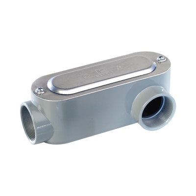 Imagen de Caja Oval Roscada tipo LL de 3/4" (19.05 mm) / Incluye tapa y tornillos.