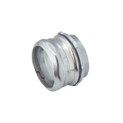 Imagen de Conector de Compresión de Acero Galvanizado para Pared Delgada de 2".