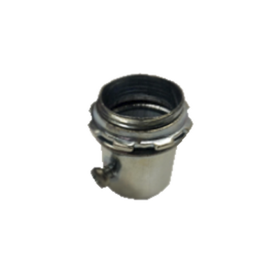 Imagen de Conector 2" (52mm) pared delgada con tornillo galvanizado etiqueta verde