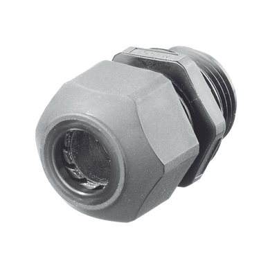Imagen de Conector de Cable, Estilo Europeo, para Conductores de 0.17" a 0.45", para Conduit 1/2",  Color Gris.