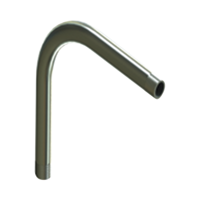 Imagen de Codo de 90° de 1 1/4" (32mm) pared gruesa con rosca galvanizado etiqueta amarilla
