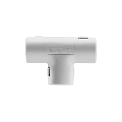 Imagen de Unión en "T" para tubería rígida, recomendado para cable eléctrico, PVC Auto-extinguible, de 16 mm