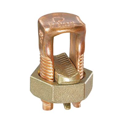 Imagen de Conector Mecánico de Puesta a Tierra, de Cobre, Para Cables de Calibre 8 a 4 AWG